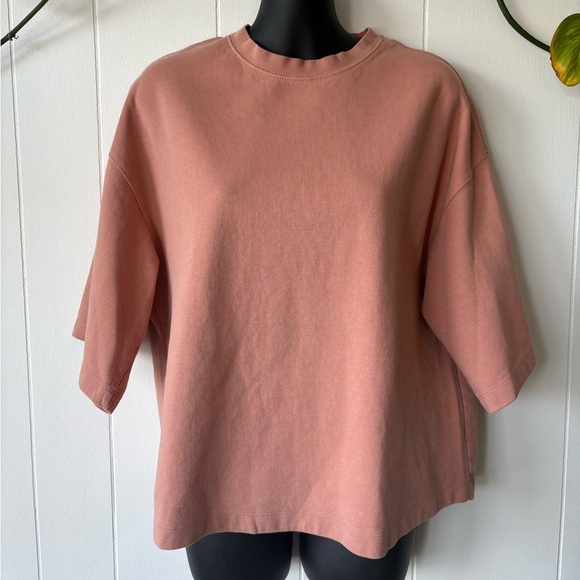 Mango Dusty Rose Oversized Top | Size Medium - Picture 1 of 5